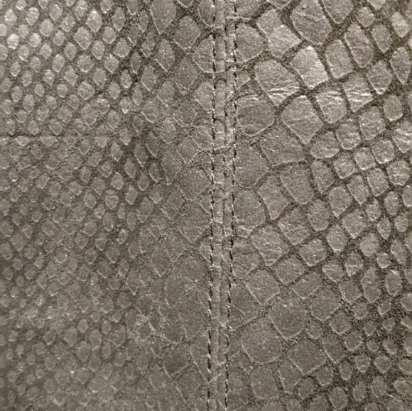 Alfani snakeskin embossed leather jacket - Picture 7 of 7